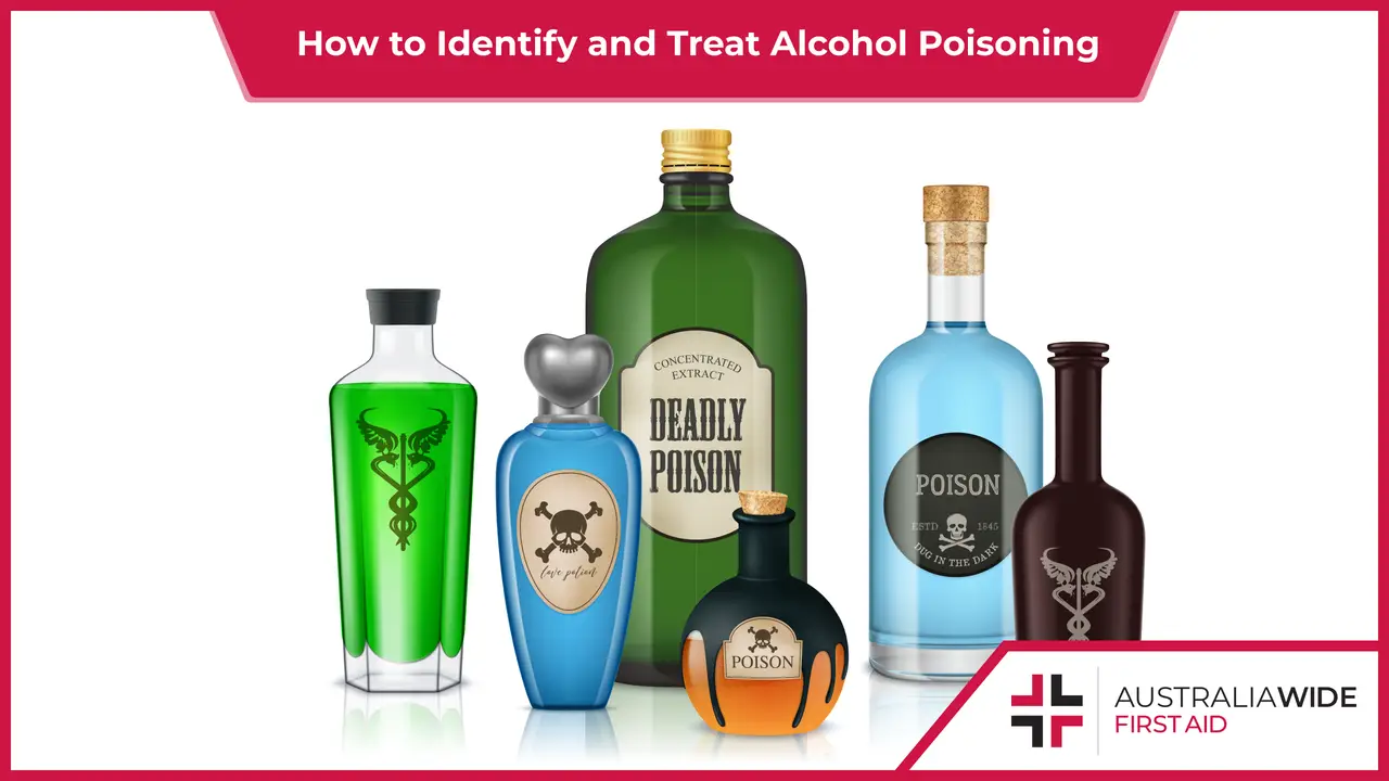 Alcohol poisoning identify and treat