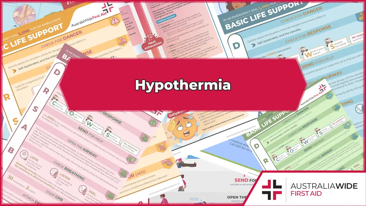 Title Image for First Aid Chart on Hypothermia